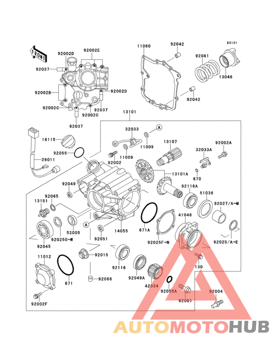 Front bevel gear(1/3)