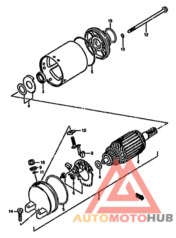 Стартерный мотор