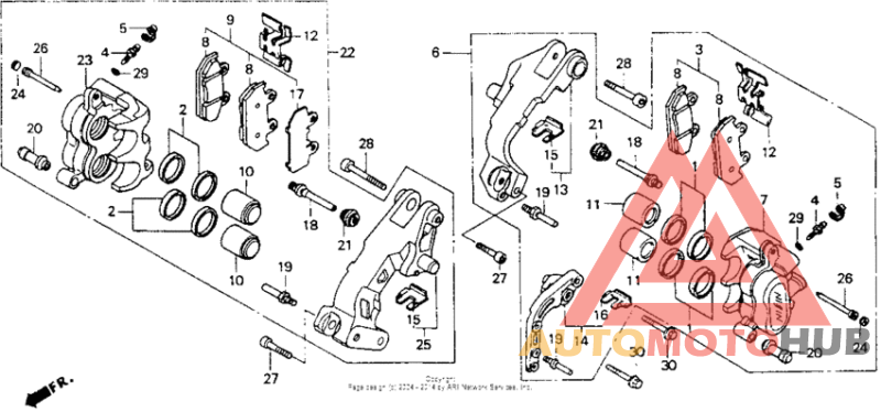 Передний суппорт