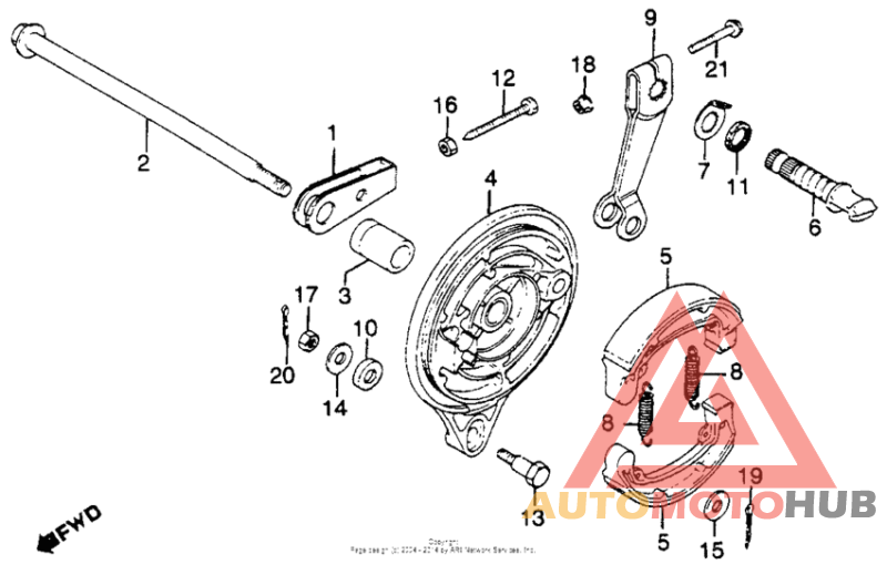 Задний тормоз