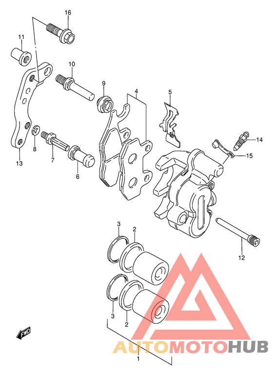 Передний суппорт