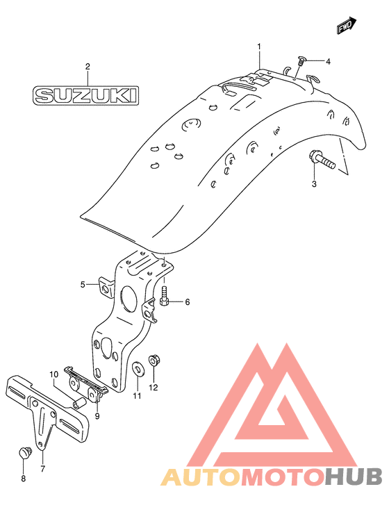 Заднее крыло