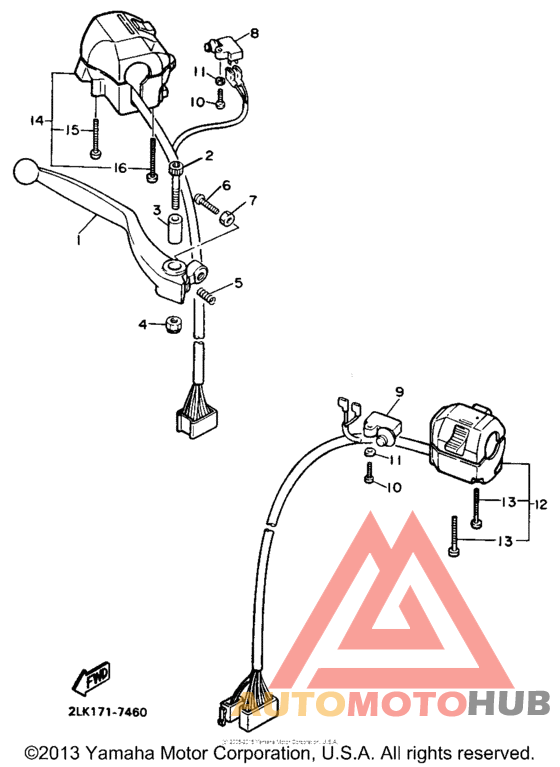 Handle switch-lever