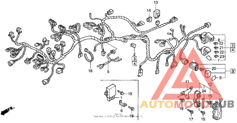 St1100a wire harness