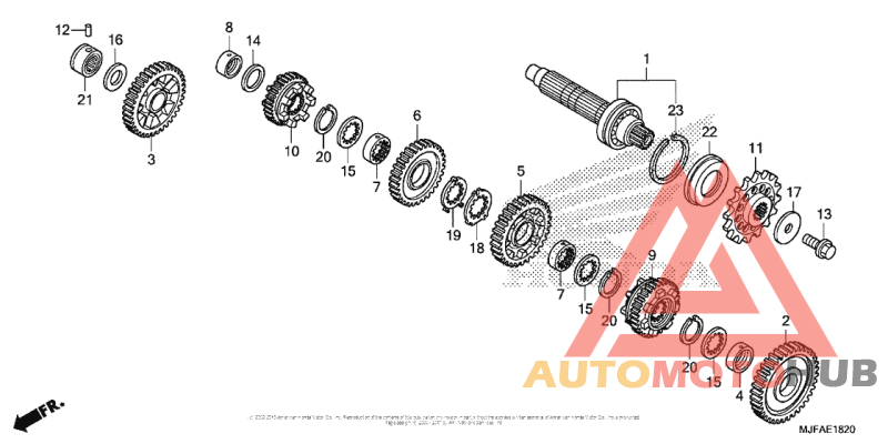 Transmission (Countershaft) (Ctx700D)