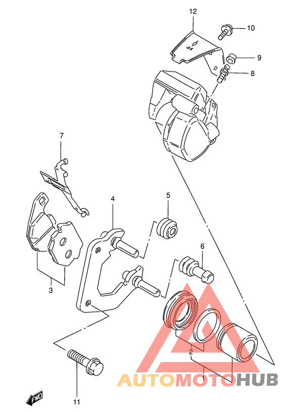 Передний суппорт