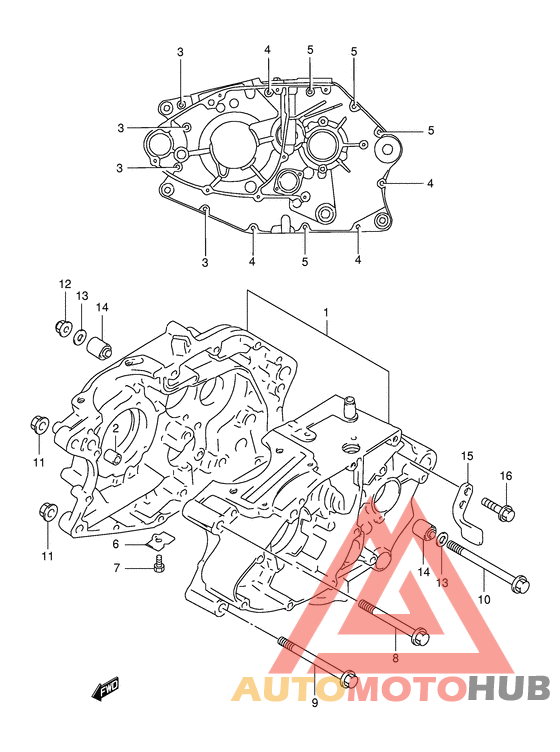 Картер двигателя