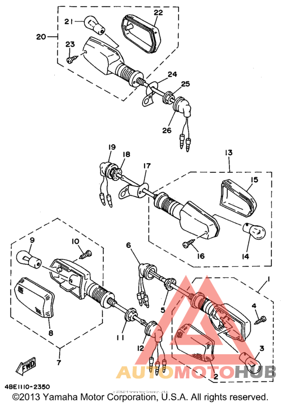 Turn signal flasher light