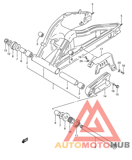Маятник задний
