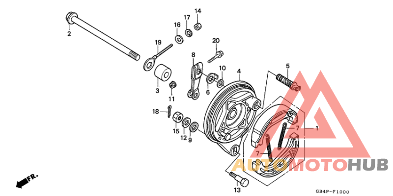 Задний тормоз