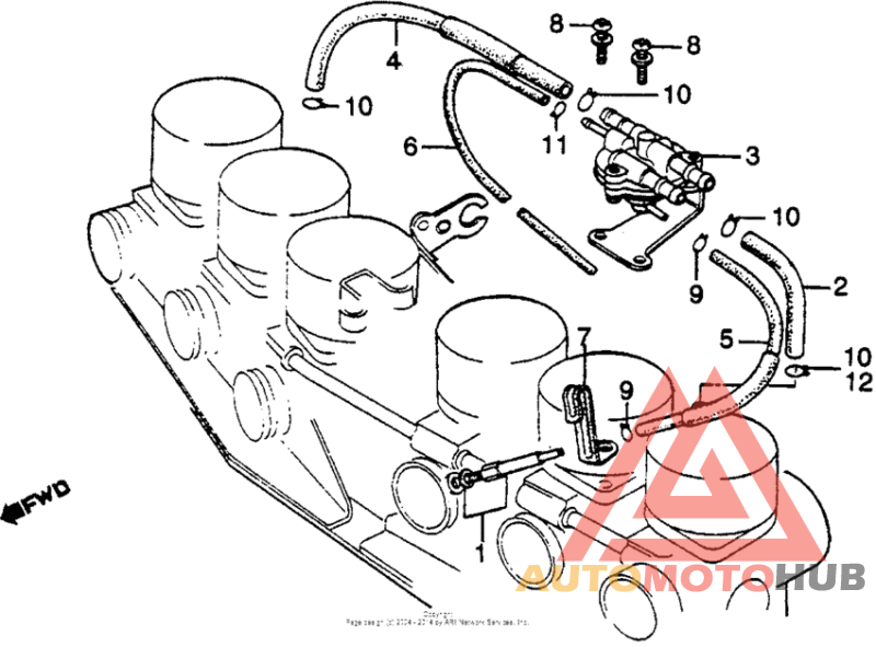 Automatic fuel valve 80