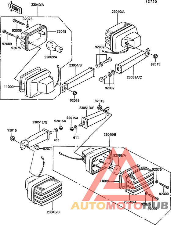 Задний фонарь