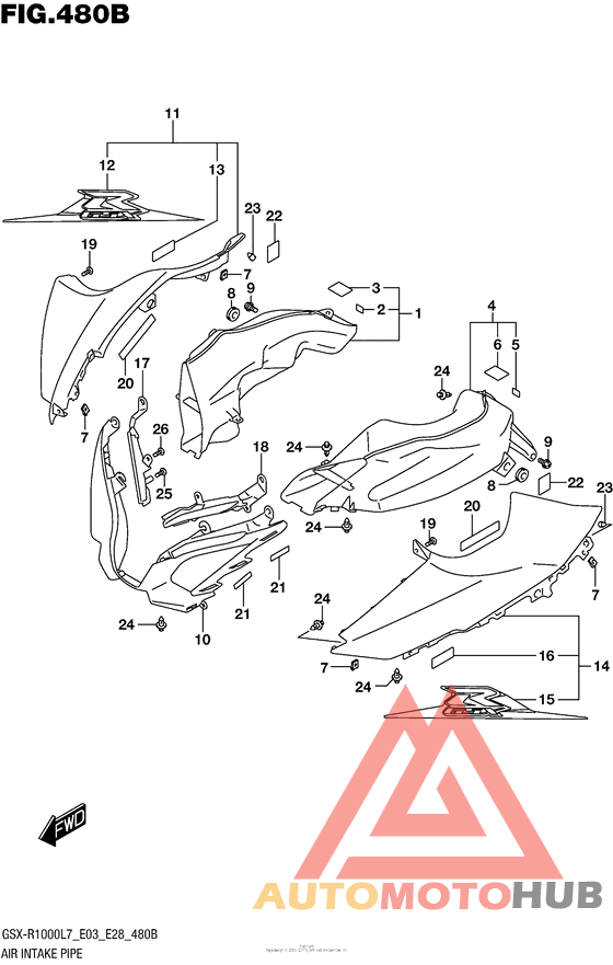 Air Intake Pipe (Ykv,yvz)