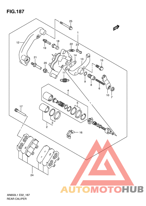 Задний суппорт