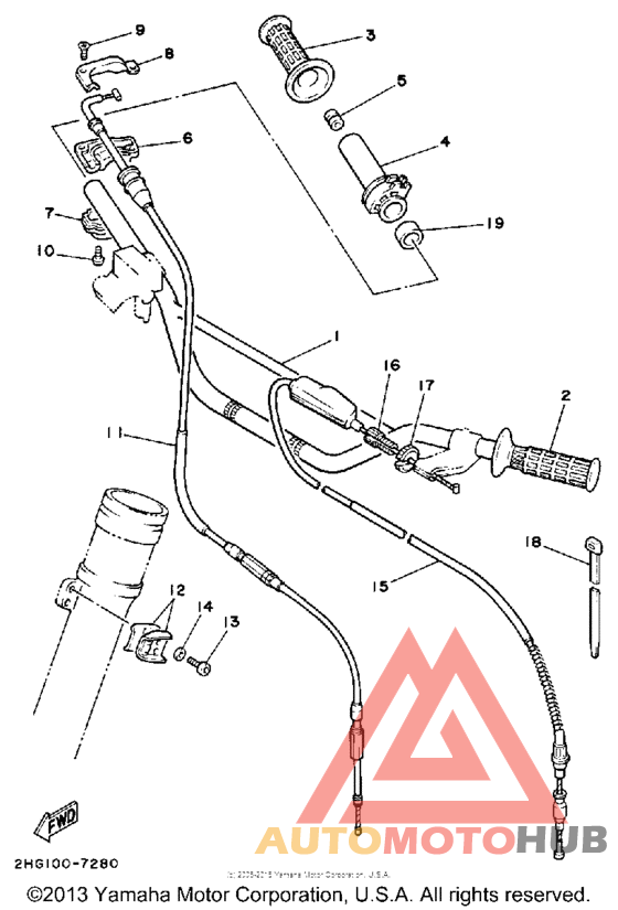 Handlebar-cable
