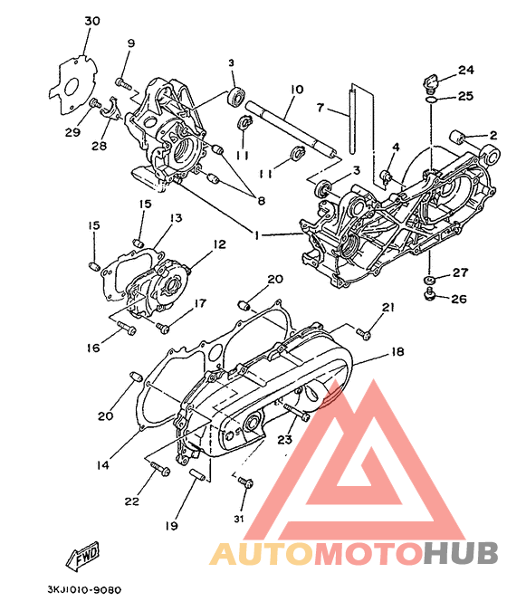 Картер двигателя