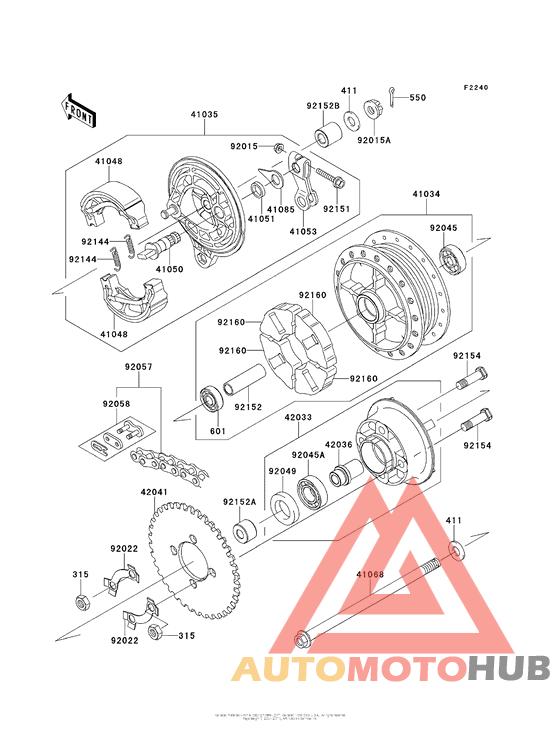 Rear Hub (Rcf)