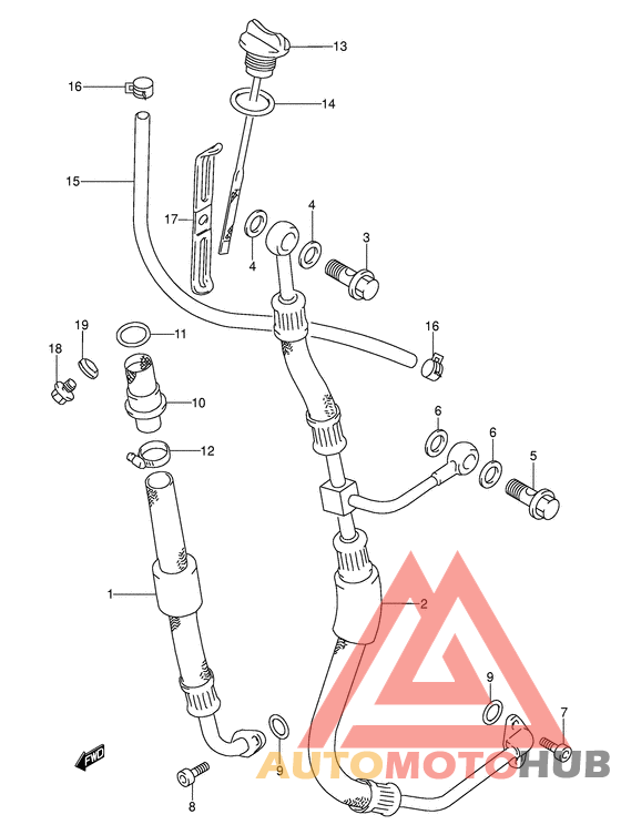 Шланг масляный