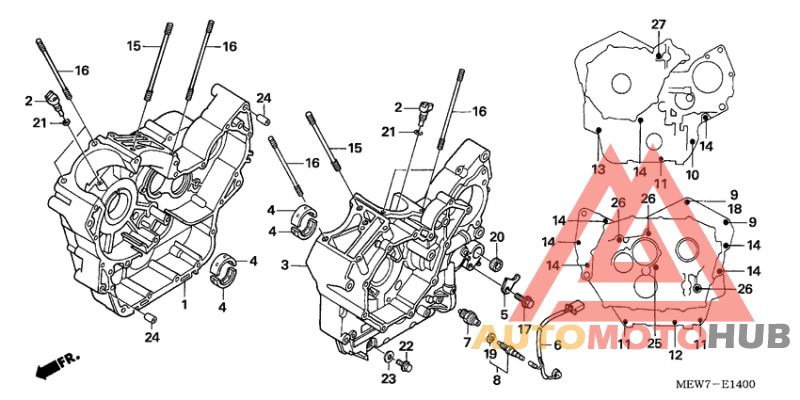 Картер двигателя