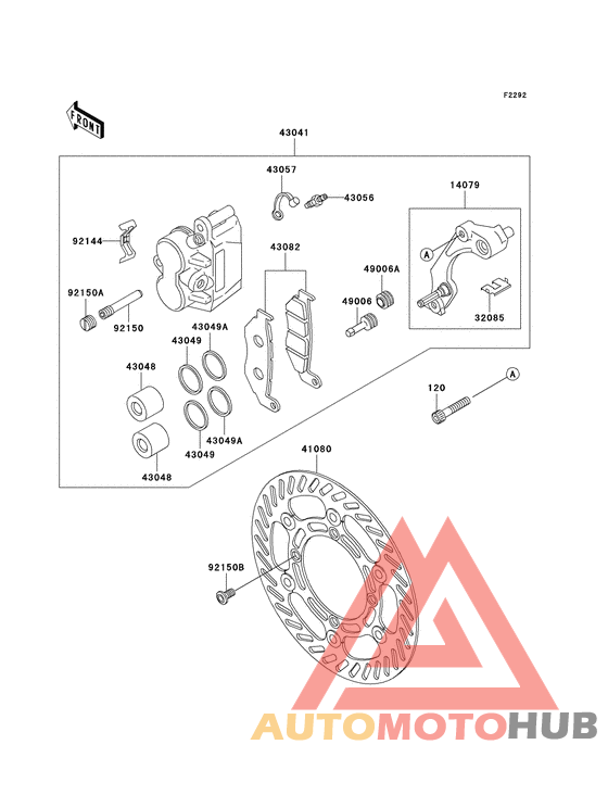 Передний суппорт