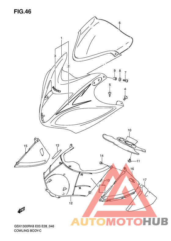 Cowling body