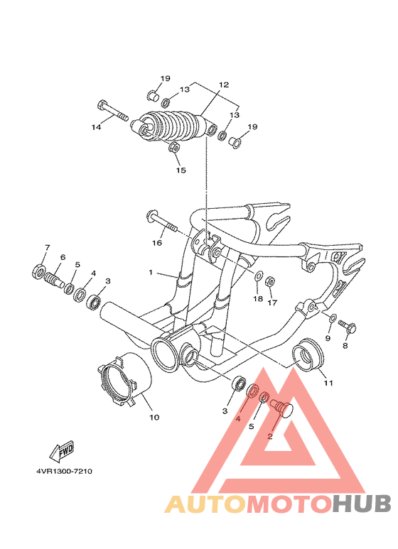Rear arm. suspension