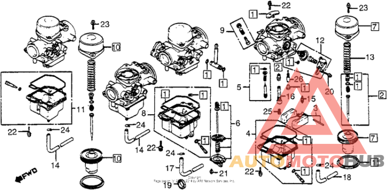 Carburetor comp. parts