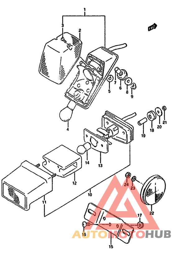 Задний фонарь