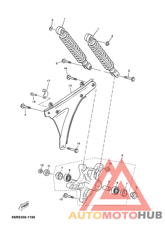 Rear arm. suspension