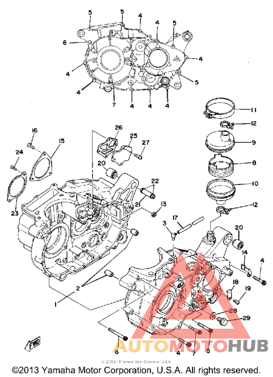Картер двигателя