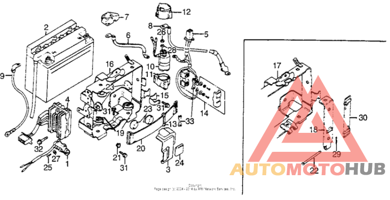 Battery + silicon rectifier