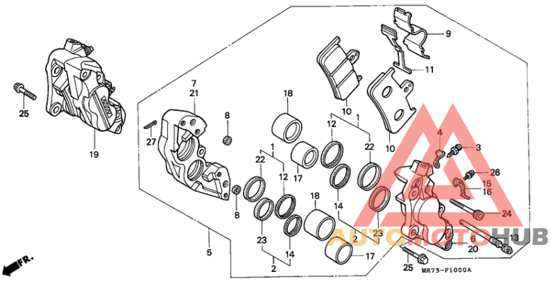 Передний суппорт
