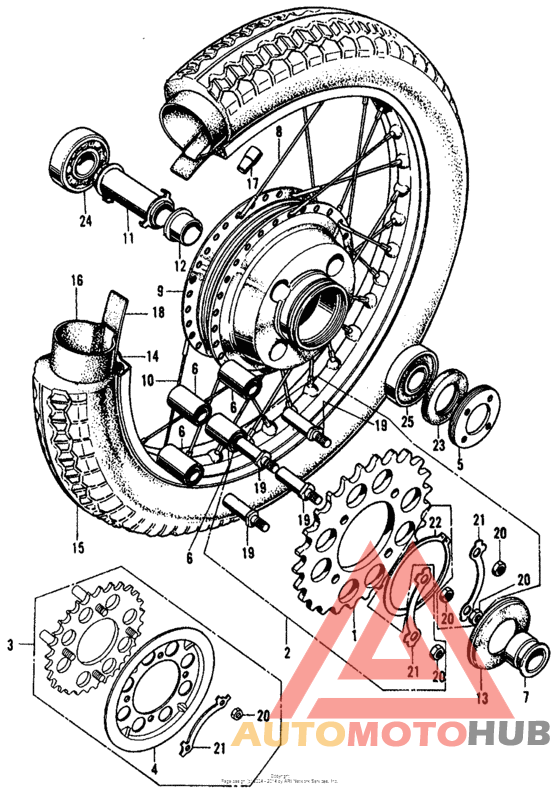 Переднее колесо