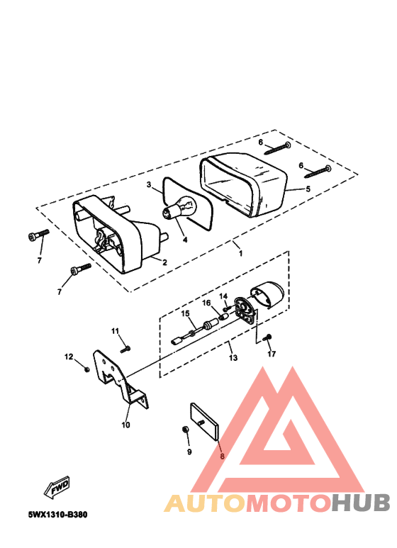 Taillight unit ass`y