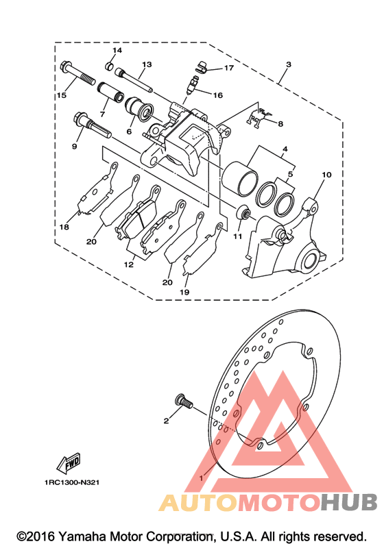 Задний суппорт
