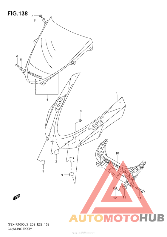 Cowling Body (Gsx-R1000L3 E33)