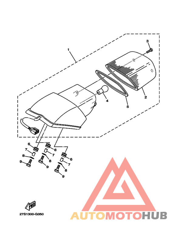 Taillight unit ass`y