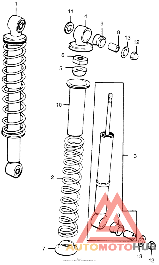 Задние амортизаторы