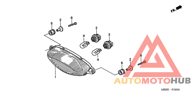 Taillight unit ass`y