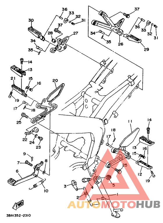Estriberas. caballete