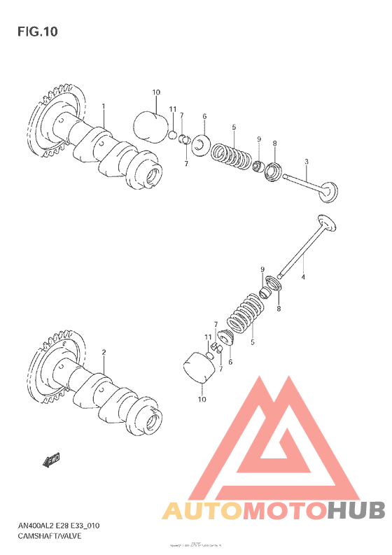 Распред вал/клапана