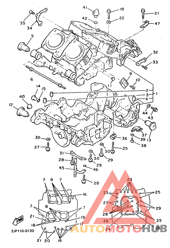 Картер двигателя
