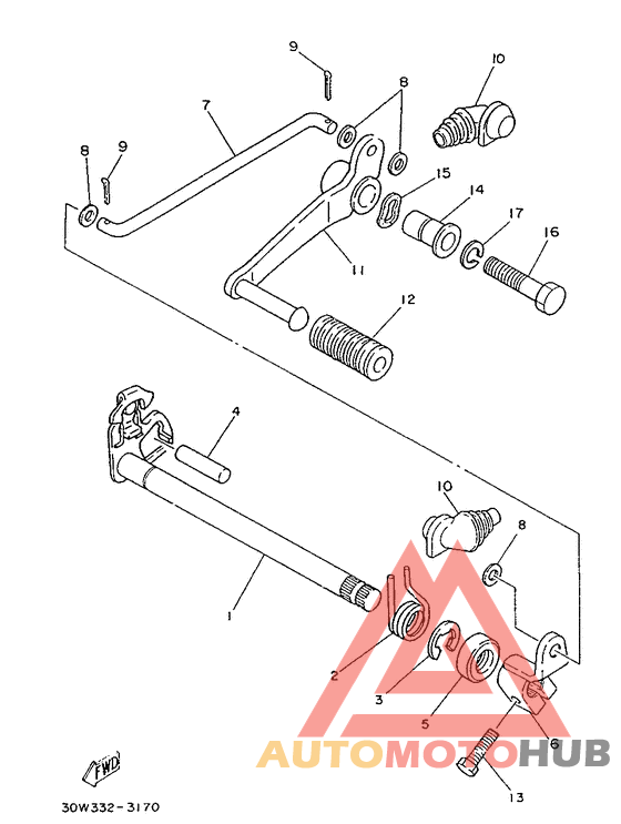 Вал переключения