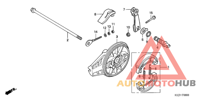 Задний тормоз