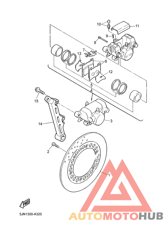 Задний суппорт
