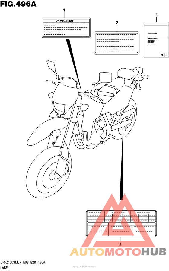 Label (Dr-Z400Sml7 E03)