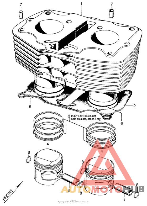 Cylinder + piston
