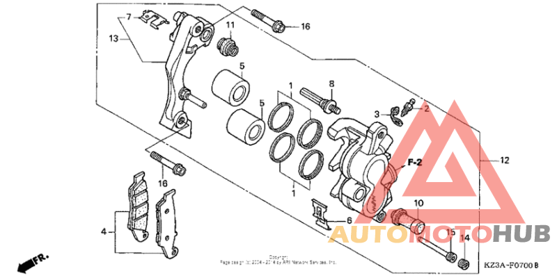 Передний суппорт