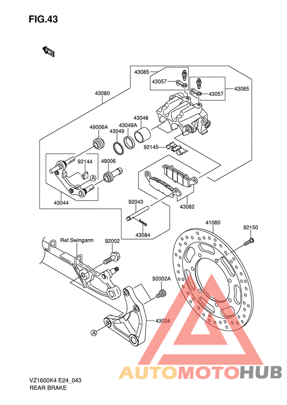 Передний суппорт