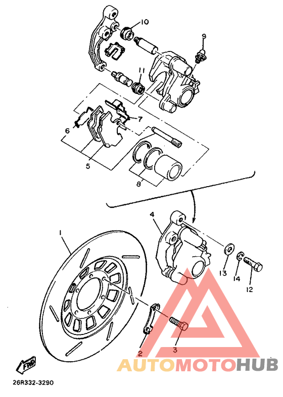 Vorderradbremssattel